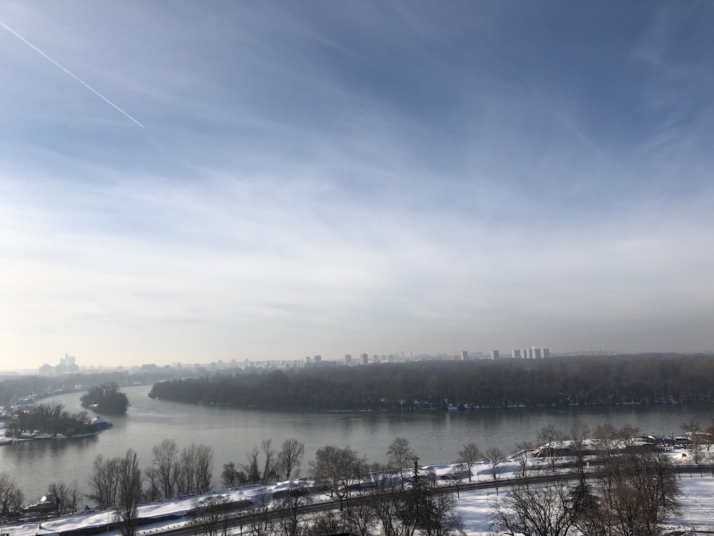 View from the Belgrade Fortress