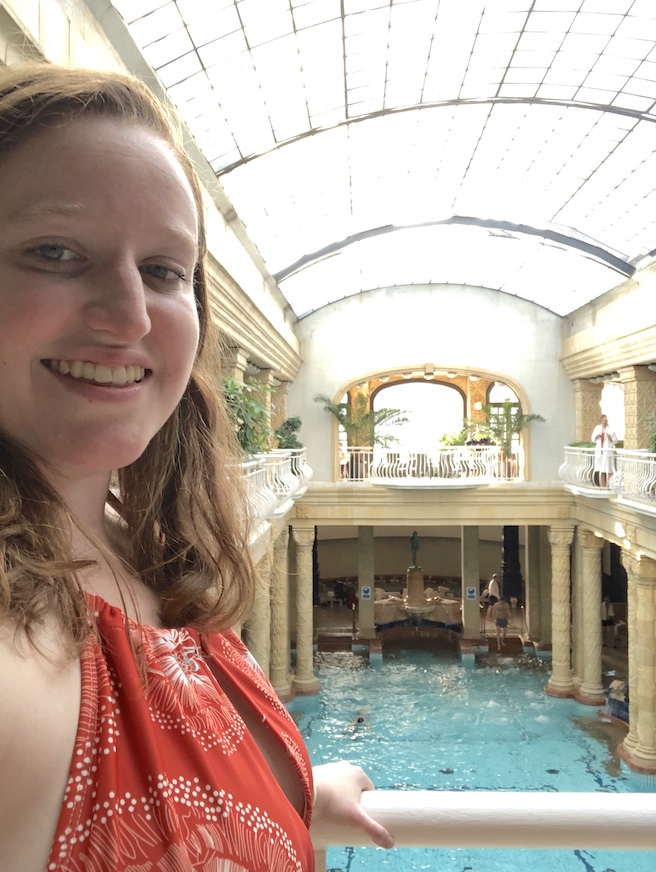 Michelle at Gellert Baths