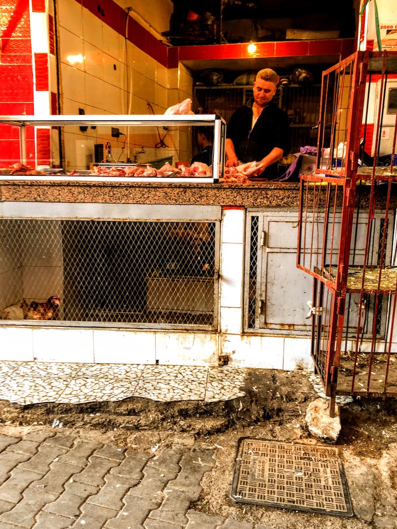 A butcher in Medina