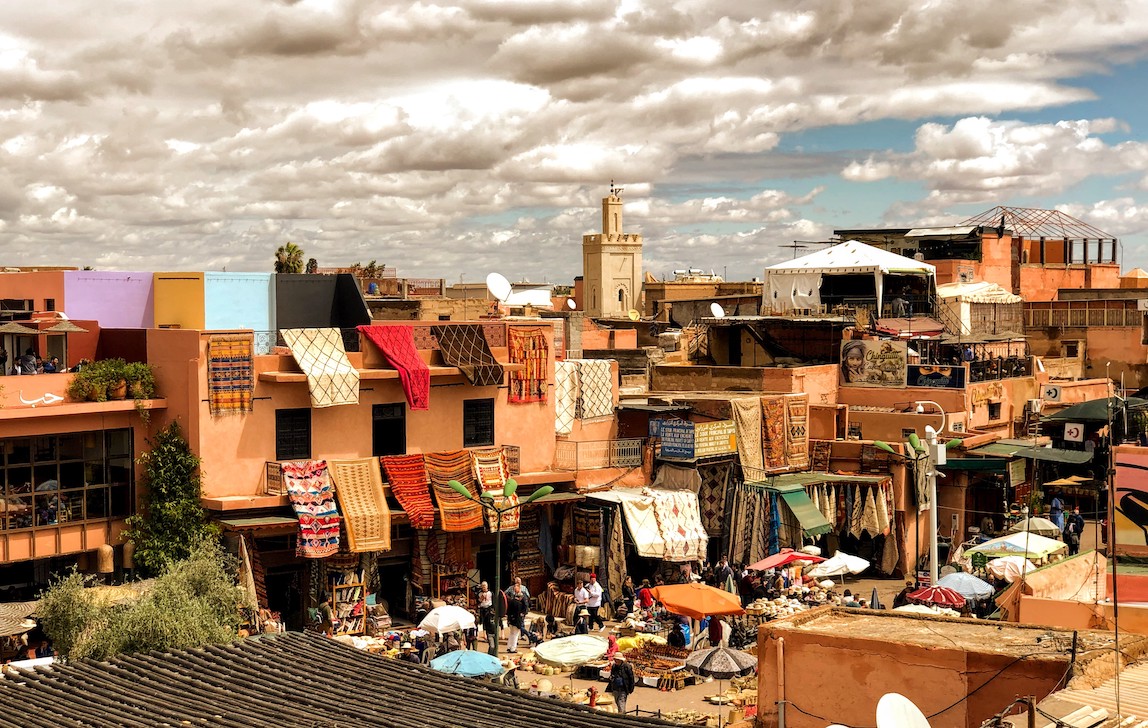 A View of Medina from a Rooftop Restaurant