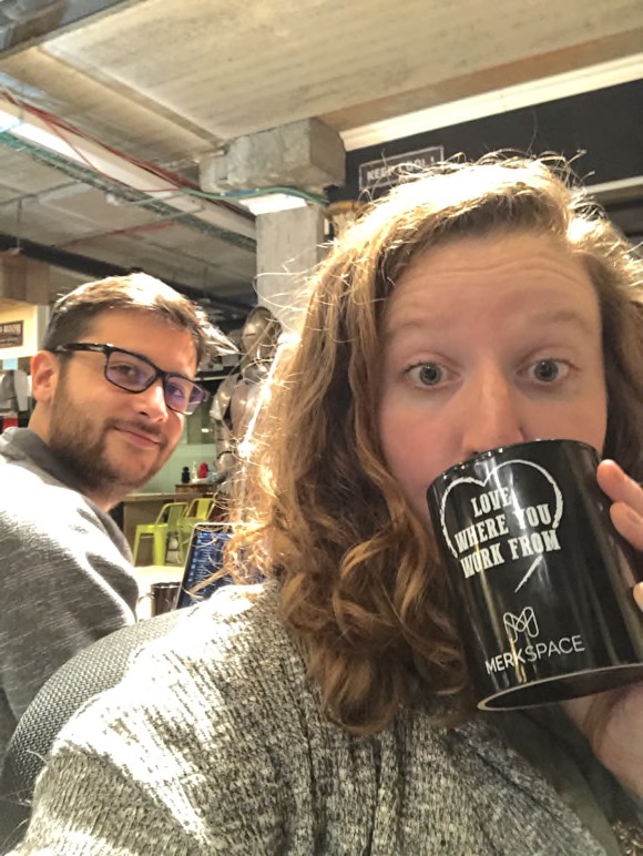 Michelle and Tomer Loving Merkspace in Tel Aviv