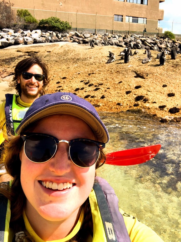 Tomer and I with Penguins!