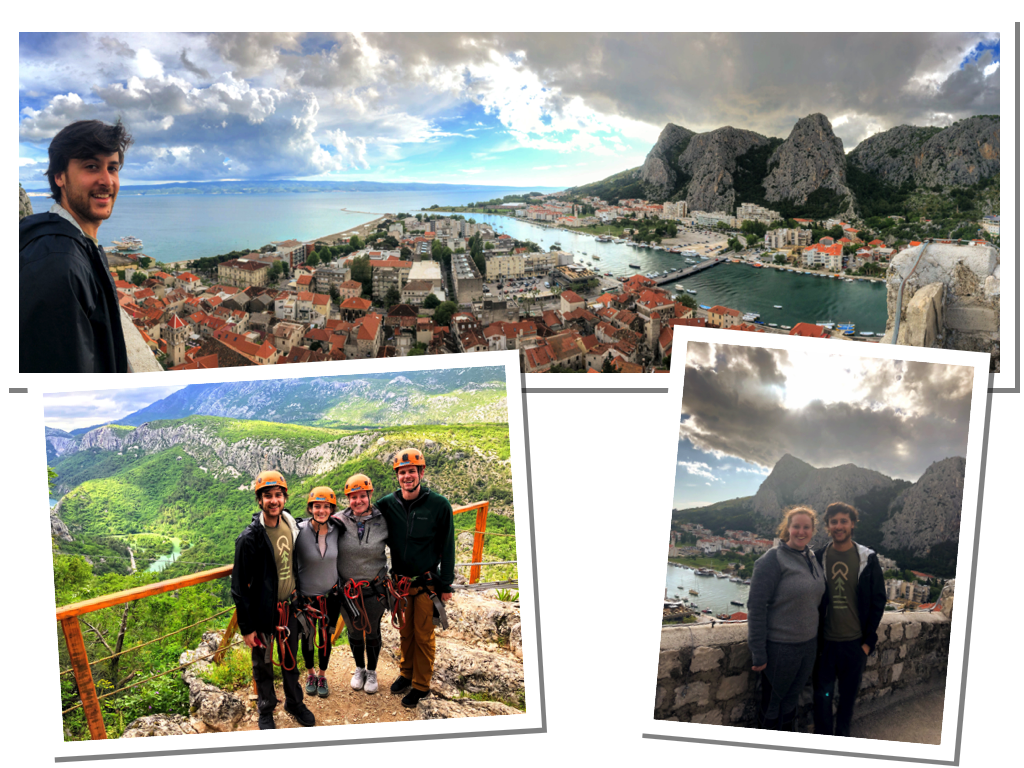 Zip lining in Omis